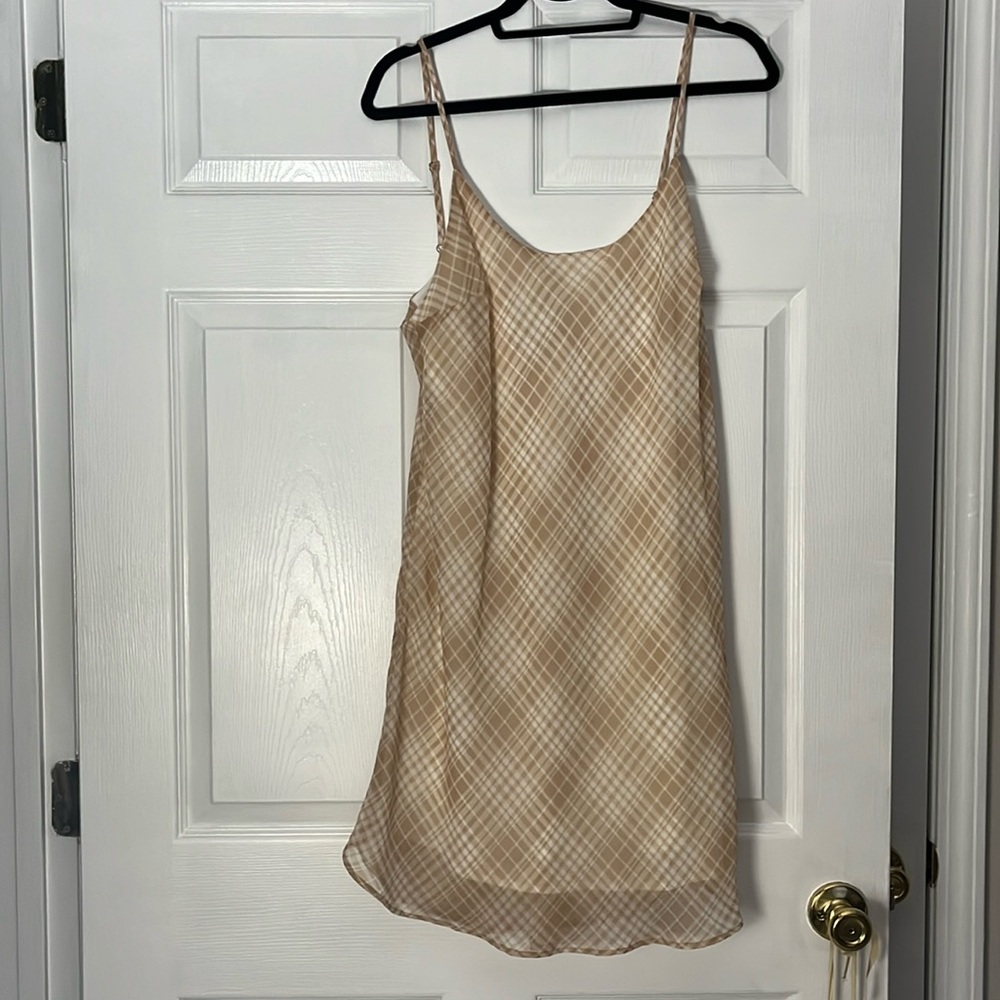 Sleeveless Straight Dress Patterned
